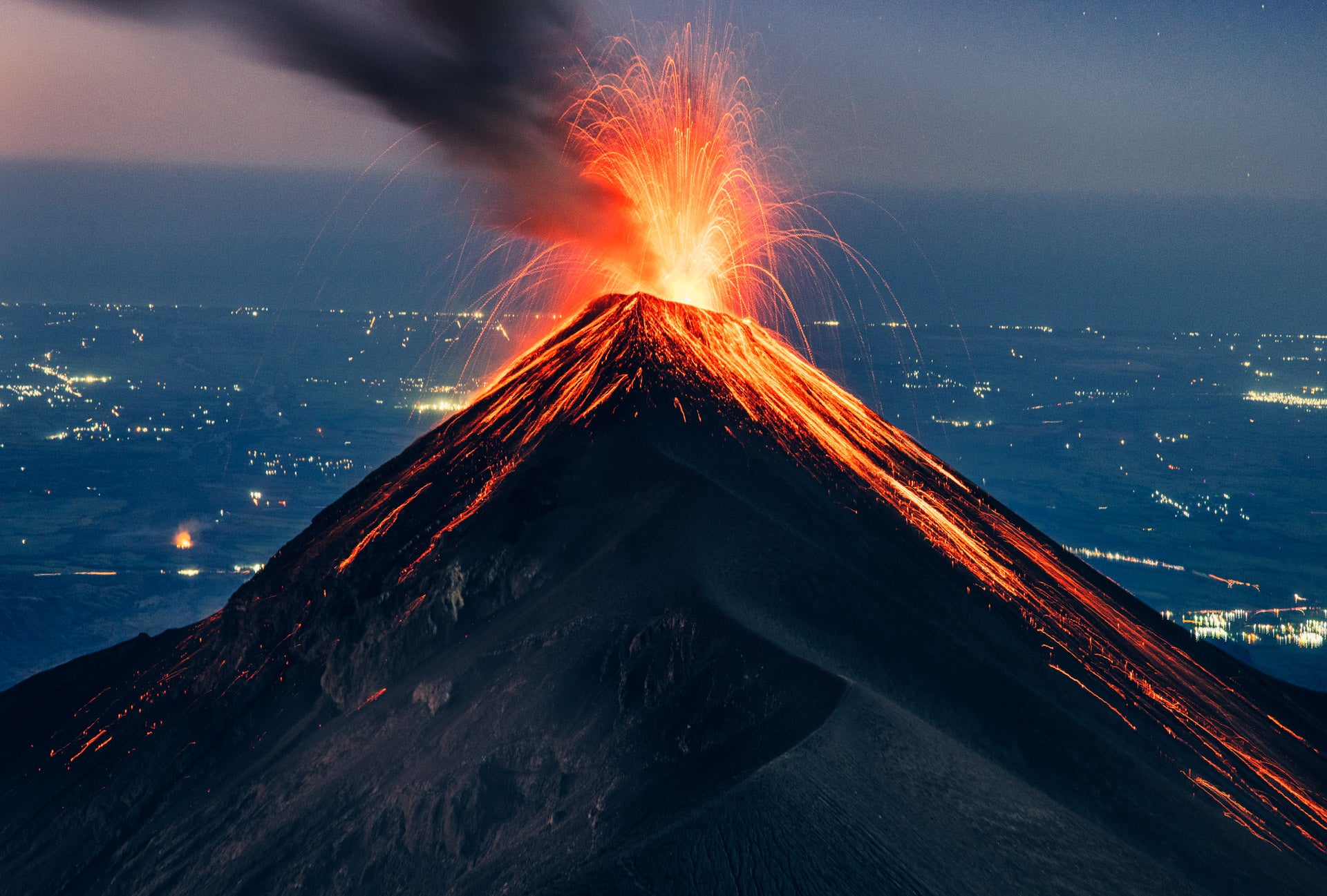 Fuego Volcano is among the world’s most active volcanoes. 